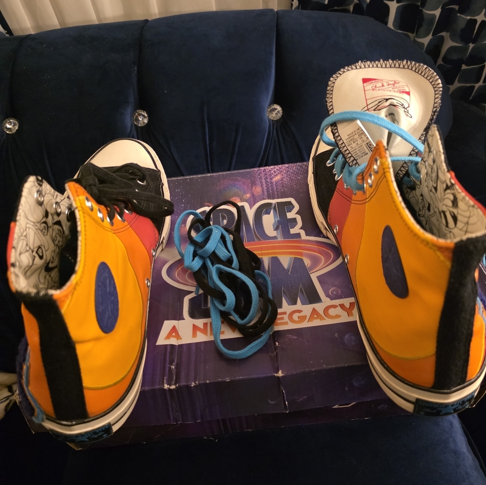 Converse x Space Jam A New Legacy Chuck 70 Size Wonen 14/Men 12 - Picture 13 of 14